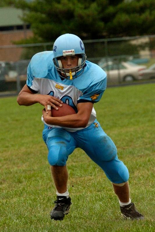 Mitch Whitman, running back for Cape in 2005.